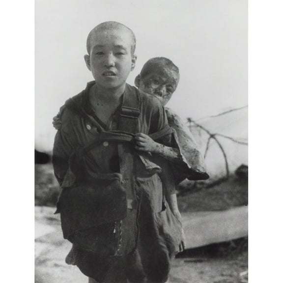 Two Brothers Who Survived The Blast Of The Nagasaki Atomic Bomb Of Aug. 9 History (24 x 36)