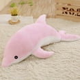 thumbnail image 2 of Cute Soft Dolphin Plush Toys Dolls Stuffed PP Cotton Animal Pillow Kids Toy Birthday Gift, 2 of 3