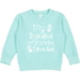 thumbnail image 2 of Inktastic Grandma Grandpa Love Me Girls Toddler Sweatshirt, 2 of 4