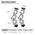 thumbnail image 4 of Goofa Happy Football Printed Men's Crew Socks, Soft Durable Breathable Moisture-Wicking with Odor Control Cotton socks, 4 of 9