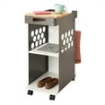 thumbnail image 3 of Safco Mini Chariot de Rangement Roulant 5209WH Chariot Mobile avec Panneaux en Acier Argenté, 3 of 8