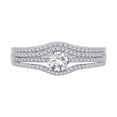 thumbnail image 2 of KATARINA 14K White Gold 3/4 cttw Diamond Engagement Set (G-H, SI2-I1), 2 of 5