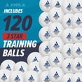 thumbnail image 2 of Pelotas de Tenis de Mesa JOOLA Training 3 Estrellas Paquete de 12/60/120, 2 of 5