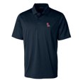 thumbnail image 2 of Men's Cutter & Buck Navy Ole Miss Rebels Prospect Eco Textured Stretch Recycled Polo, 2 of 3
