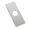 thumbnail image 1 of TEHAUX Countertop Hole Cover Decorative Plate Stainless Steel Rectangular 1 Set for Kitchen Renovation, 1 of 8