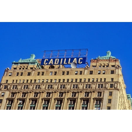 Cadillac Building in downtown Detroit, MI Print Wall