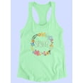 thumbnail image 3 of Snarky Florals Xi. Racerback Tank Women -June Erica Vess Designs, Female x-Large, 3 of 4
