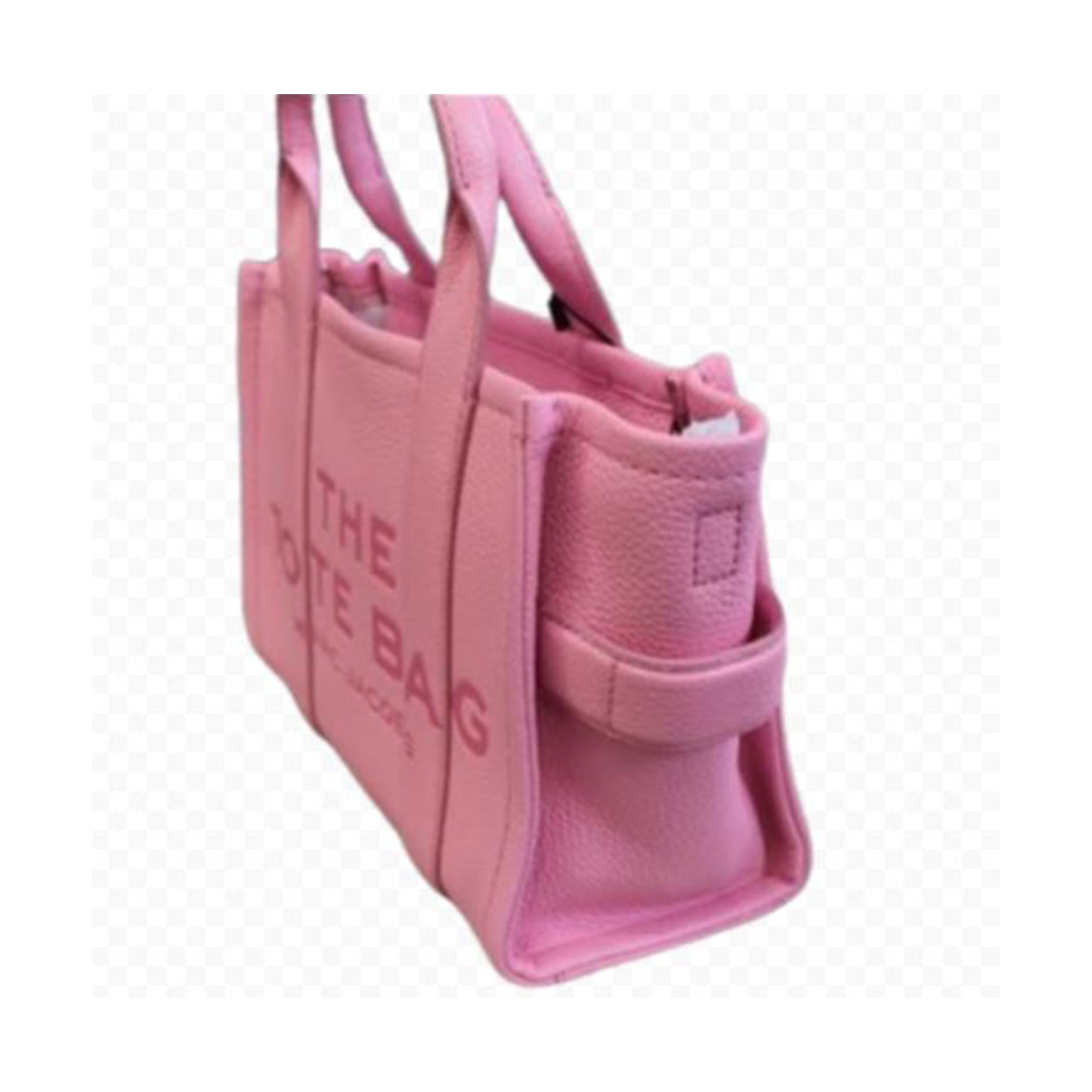 Marc Jacobs The Leather Small Tote Bag Pink H009L01SP21-691