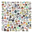 thumbnail image 1 of 40pcs Cute Enamel Backpack Pins, Funny Enamel Pins Bulk Set Cool Button Pins Aesthetic Brooch Lape, 1 of 5