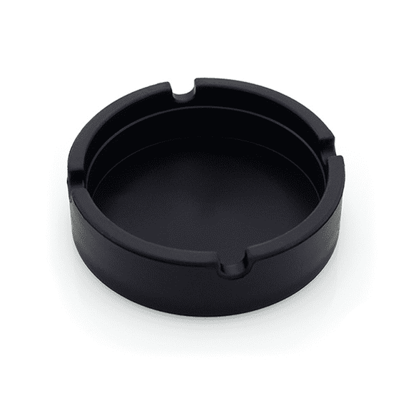 CCOCC Ash Tray Windproof Design Cigar Ashtray Innovative Pattern Impact-Resistant Smokeless Ashtray,Black