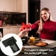 thumbnail image 4 of Llave de seguridad Uxcell, 1 juego de llavero con letra C 'Te necesito aquí conmigo, te amo', llavero personalizado con caja de regalo para él, regalos de Navidad y Día de San Valentín, negro y blanco, 4 of 6