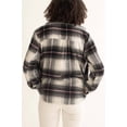 thumbnail image 4 of Ragstock Black & Pink Plaid Lined Shacket, 4 of 4