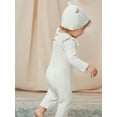 thumbnail image 3 of Modern Moments by Gerber Baby Girl Sweater Knit Coverall & Hat Bundle, 2-Piece (Newborn-3/6 Months), 3 of 12