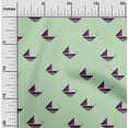 thumbnail image 2 of oneOone Cotton Jersey Mint Green Fabric Nautical Quilting Supplies Print Sewing Fabric By The Yard 58 Inch Wide, 2 of 6