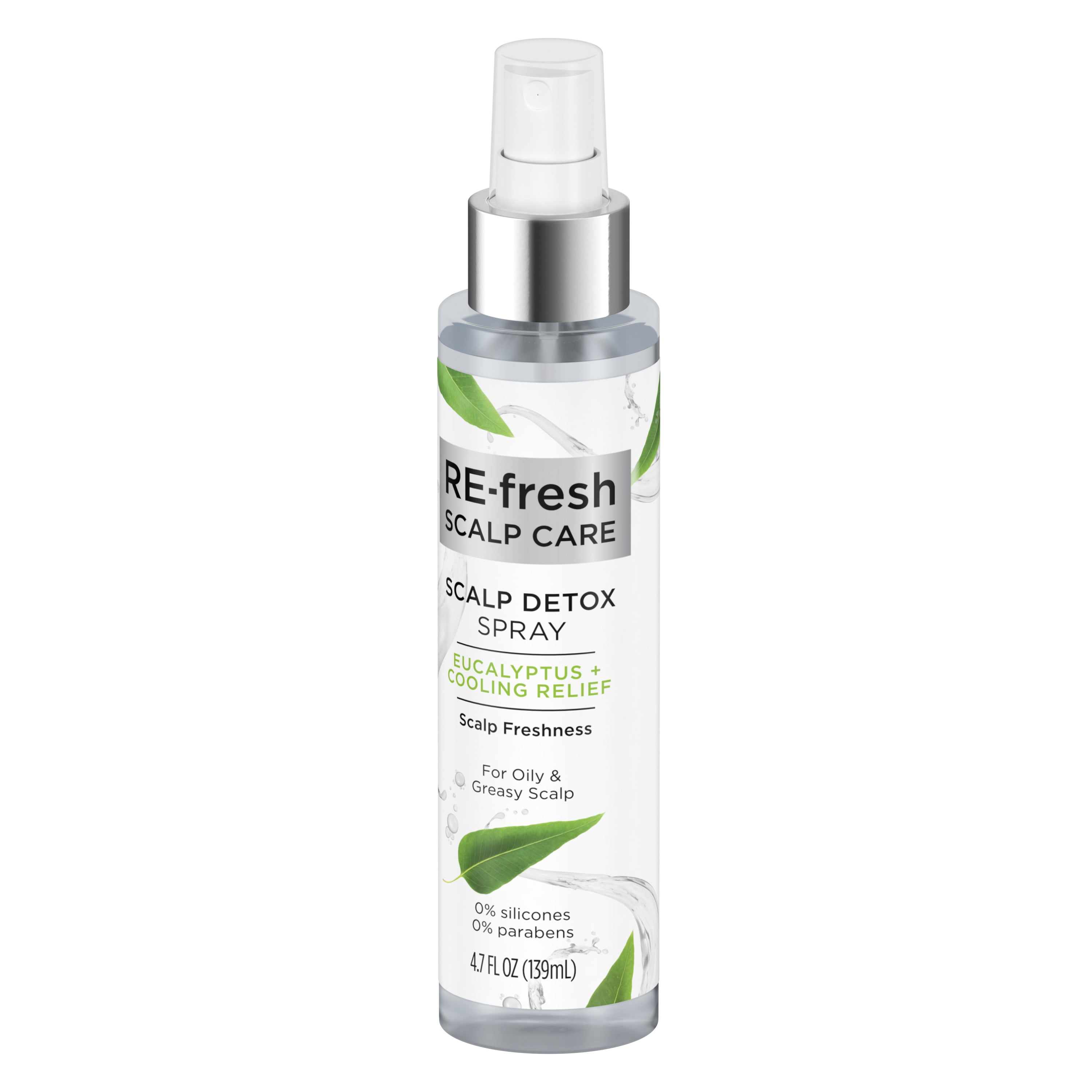 RE-Fresh Scalp Care Scalp Detox Spray Eucalyptus Cooling Relief 4.7 oz
