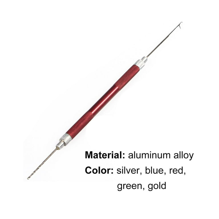 3 Piece Fishing Bait Needle Set, Aluminum Alloy Baiting Tool Kit Fish Drill Tackle Baiting Rig Tool For Making Rigs
