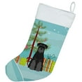 thumbnail image 2 of Carolines Treasures BB4157CS Merry Christmas Tree Standard Schnauzer Black Christmas Stocking, 2 of 2