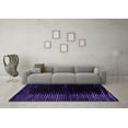 thumbnail image 3 of Ahgly Company Indoor Square Abstract Pink Modern Area Rugs, 5' Square, 3 of 4