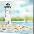thumbnail image 2 of Great Art Now East Coast Lighthouse by Cynthia Coulter 2 Piece Canvas Art Set Each 14W x 14H, 2 of 3
