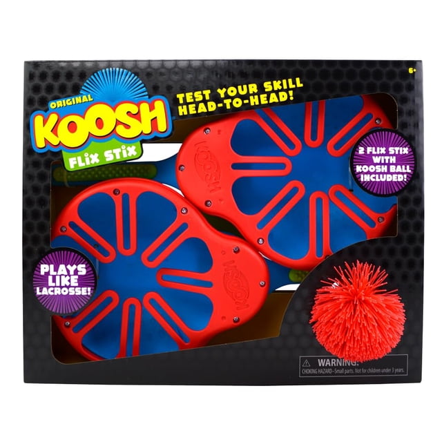 Toy Koosh Flix Stix Ball Fun juega como el lacrosse