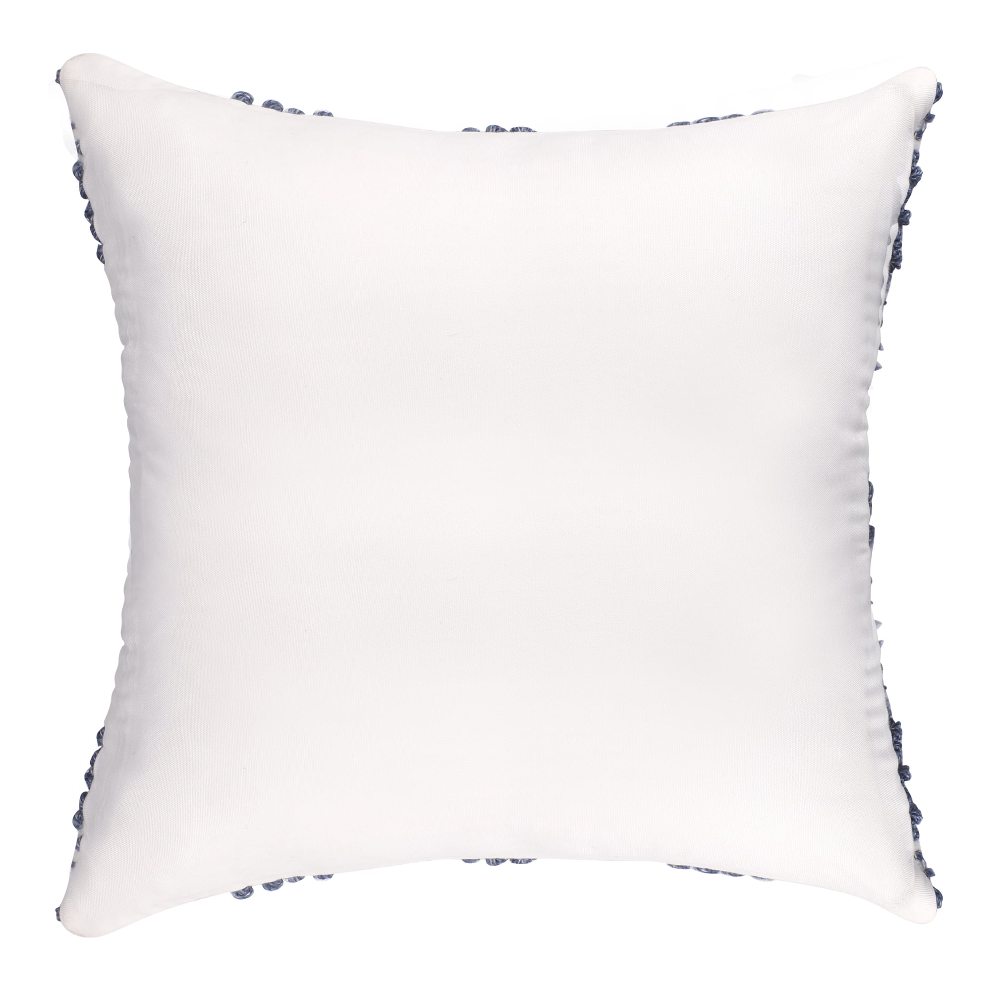 Ox Bay Petra 20" x 20" Navy/White Diamond Reversible Indoor/Outdoor Adult Decorative Throw Pillow