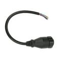 thumbnail image 3 of OBD2 Cable, Diagnostic Cable 14Pin 29cm/11.42in ABS Black  For Car Diagnostic Tool, 3 of 8