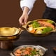 thumbnail image 3 of Paellera De Acero Inoxidable, Exterior Dorado Asas Dobles Sartén Grande Calentamiento Uniforme Fácil De Limpiar Apta Para Lavavajillas Y Horno Paellera Para Cocinas, Cocinas De, 3 of 7