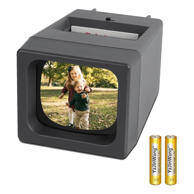 Visor de diapositivas y películas TCNEWCL de 35 mm con aumento de 2X
