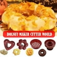thumbnail image 3 of seebee Donut Maker Cutter Mold Desserts Baking Doughnut Cookie Mould DIY K5G8 Tool, 3 of 8