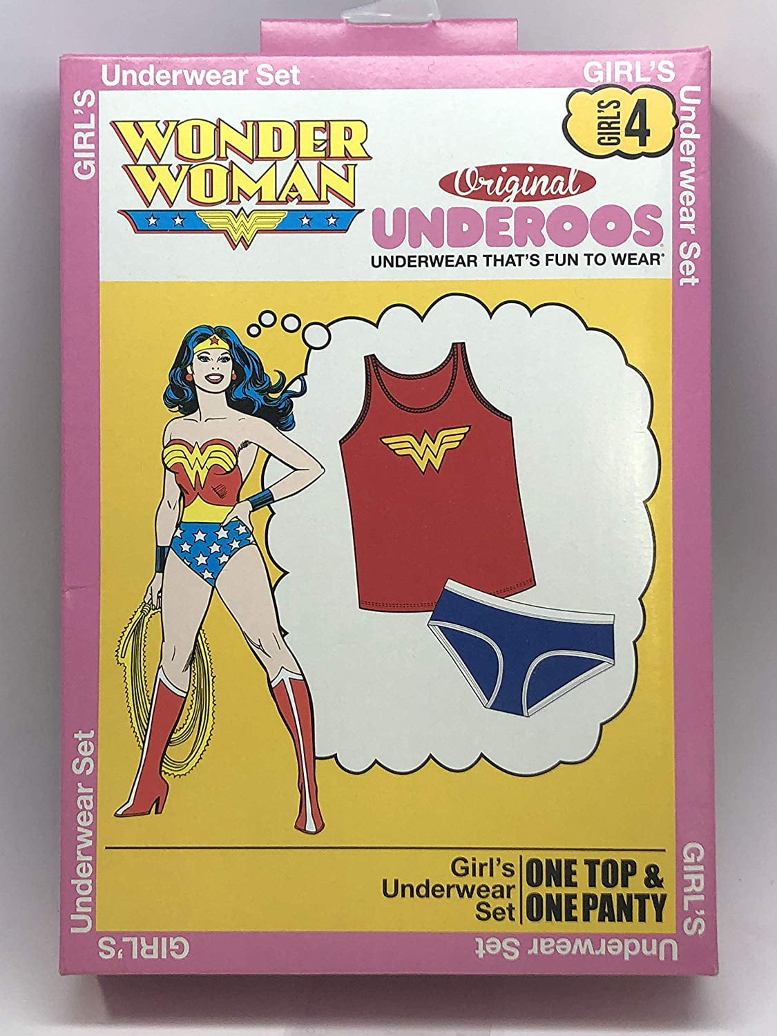 Underoos Wonder Woman Girls 4