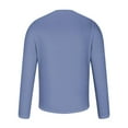 thumbnail image 5 of Mens Big & Tall T Shirts Plus Size S-5X Long Sleeve Crewneck Tops Casual Solid Color Pullover Slim Breathable Basic Athletic Workout Tshirts Shirt, 5 of 5