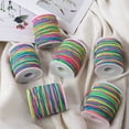 1 Set Elastic Thread High Strength Nylon Rainbow Elastic Cord for