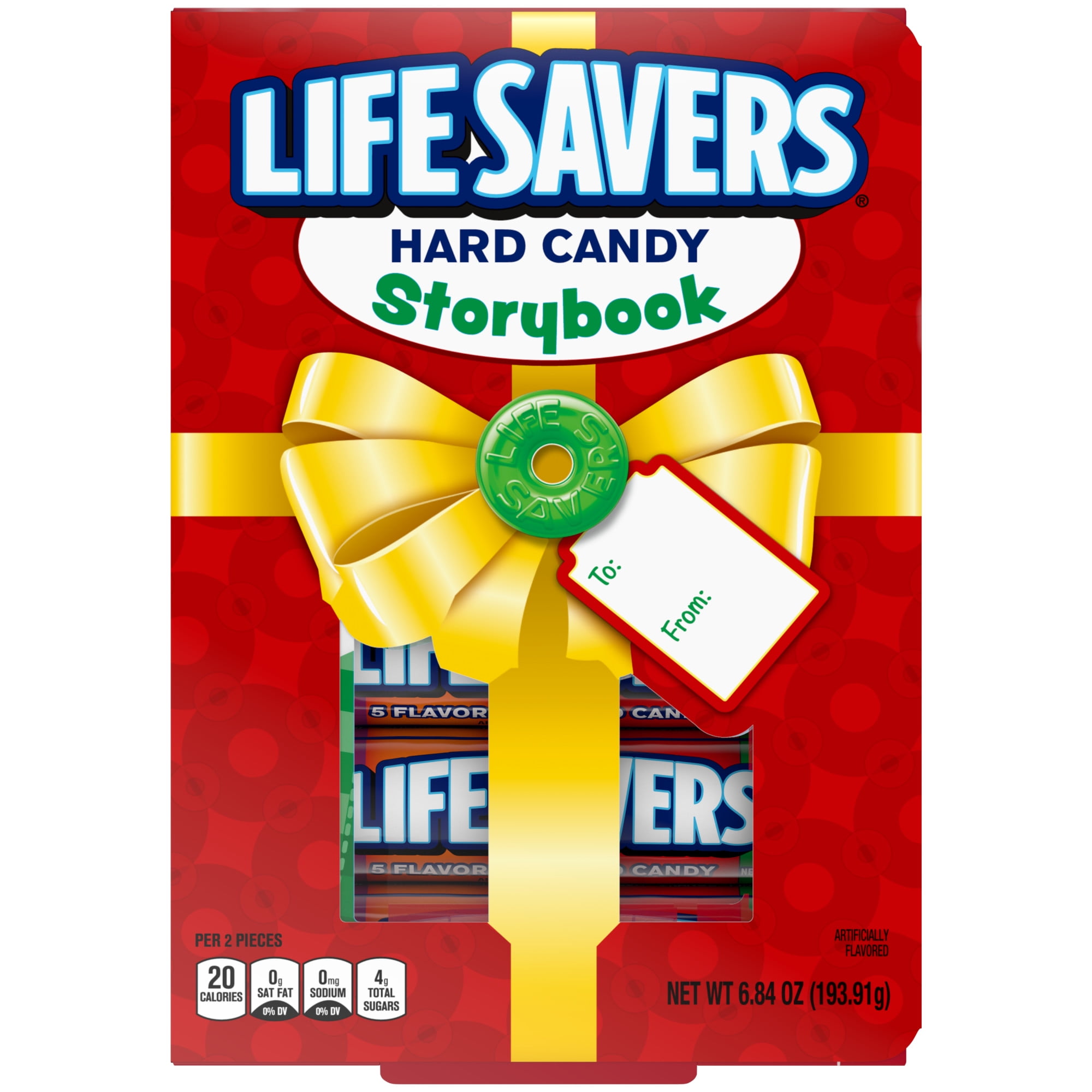 Life Savers 5 Flavors Xmas Storybook Gift Box, Stocking Stuffers