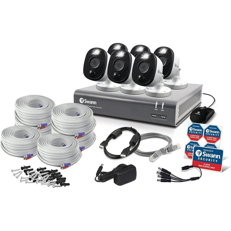 Swann Swann Home DVR Security Camera System with 1TB HDD,