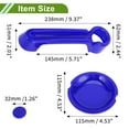 thumbnail image 4 of Cubierta de manija de puerta Unique Bargains para Jeep Wrangler JK JKU 2007-2018, cubierta de manija de portón trasero, decoración exterior, trim ABS, azul profundo, 4 of 6