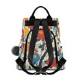 thumbnail image 2 of FORMRS Women's Travel Backpack Purse Anti-Theft Hidden Pockets Casual Shoulder Bag, Vibrant Japanese Flowers, 2 of 7