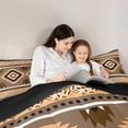 thumbnail image 5 of Feelyou Western Fashion Aztec Queen Comforter Set for Adult, Retro Abstract Buffalo Bedding Sets, Cowgirl Cowboy Reversible Bedding Comforter Set, Breathable Home Decor, 3 Pieces, 5 of 8