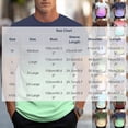 thumbnail image 2 of Aofany T-Shirts For Men Men's Tshirts Men Gradient Crew Neck Short Sleeve Summer Casual Tees Tops Mens T Shirt, 2 of 5