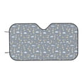 thumbnail image 7 of Fotbe Sleep Rabbit Car Windshield Sunshade | Sun Visor Protector Front Window Shade, Keeps Out UV Rays, Keeps Your Vehicle Cool-Small, 7 of 7