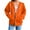 Orange, variant on Women's Full Zip Up Hoodie Long Sleeve Hooded Sweatshirts Pockets Jacket Coat for Women