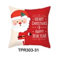 thumbnail image 1 of Christmas Pillow Covers 18x18, Cartoon Print Christmas Winter Holiday Rustic Farmhouse Decor Throw Cushion Case for Home Couch, 1 of 6