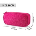 thumbnail image 3 of Xecao Rose Red Glitter print Fanny Pack Belt Bag for Women and Men, Fashionable Waterproof Waist Pack with Adjustable Strap for Traveling, Hiking, Jogging, Cycling, 3 of 5