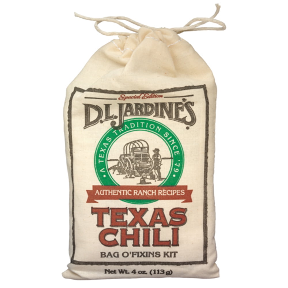 D.L. Jardine's Texas Chili Bag of Chili Fixins, 4 oz (12Pack