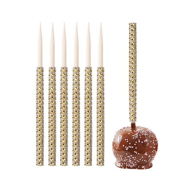 Wdftyju Bling Candy Apple Bamboo Sticks Palitos de comida casera para Cake pop Chocolate Wdftyju 6td1du1uv2qt3rs7D01