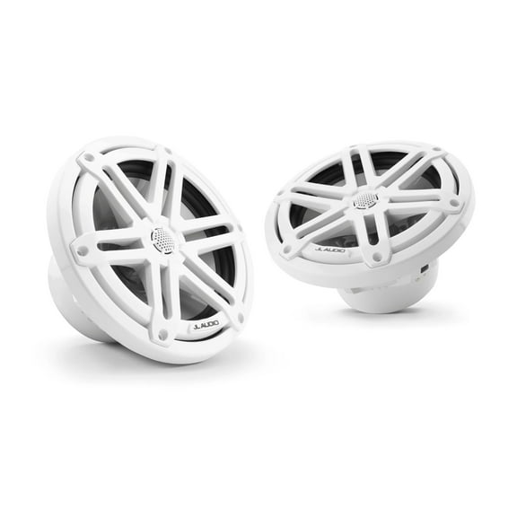 JL Audio M3 7.7in Coaxial Speakers White Sport Grille