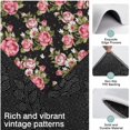 thumbnail image 3 of Pioneer Flower Floral Print Pattern Kitchen Rugs Sets Of 3,Kitchen Runner Rugs Non Skid Washable,Decorative Kitchen Floor Mats for Kitchen,Sink,Laundry,17"x30"+ 17"x47" + 17"x59", 3 of 6