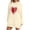 Light Yellow-2, variant on Valentines Hoodie Dress for Women Long Sleeve Side Slit Graphic Hooded Sweatshirt with Pockets Pullover Tops