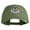 Olive, variant on AFMC Air Force Materiel Command Veteran Embroidered Washed Solid Pigment Dyed Cotton Twill Brass Buckle Cap - Olive OSFM