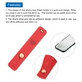 thumbnail image 4 of 6 Pcs Phone Loop Finger Holder Silicone Phone Strap Grip Holder for Most Smartphones 6 Color, 4 of 6