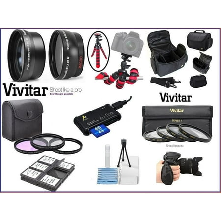 NEW Pro Hi Def Super Deluxe Accessory Pack Bundle For Panasonic Lumix DC-GX9 (58mm Compatible)